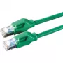 DRAKA komutācijas kabelis Cat.6 Class E S/FTP UC900 TM21 LSOH grn 1m