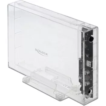 HDD/SSD korpuss DeLOCK 42623 caurspīdīgs 2.5/3.5 collu