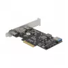 Iekšējais USB 3.2 Gen 2 adapteris DeLOCK 90060