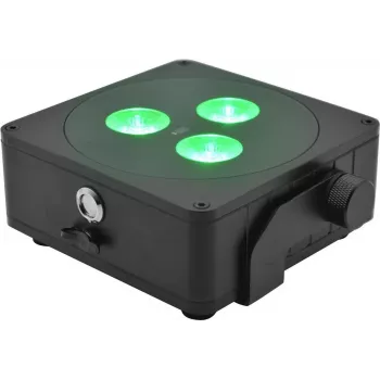 Baterijas plakanais apgaismojums EUROLITE AKKU IP 3 sw 41700020 RGB mobilai un āra lietošanai