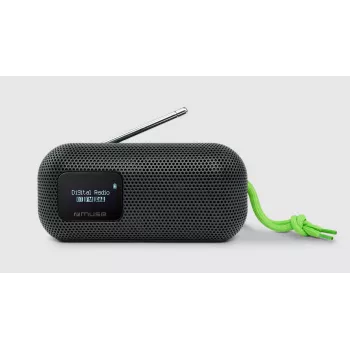Muse skaļrunis ar FM radio | M-750 FBT | 10 W | Ūdensizturīgs | Bluetooth | Melns | Pārnēsājams | Bezvadu savienojums