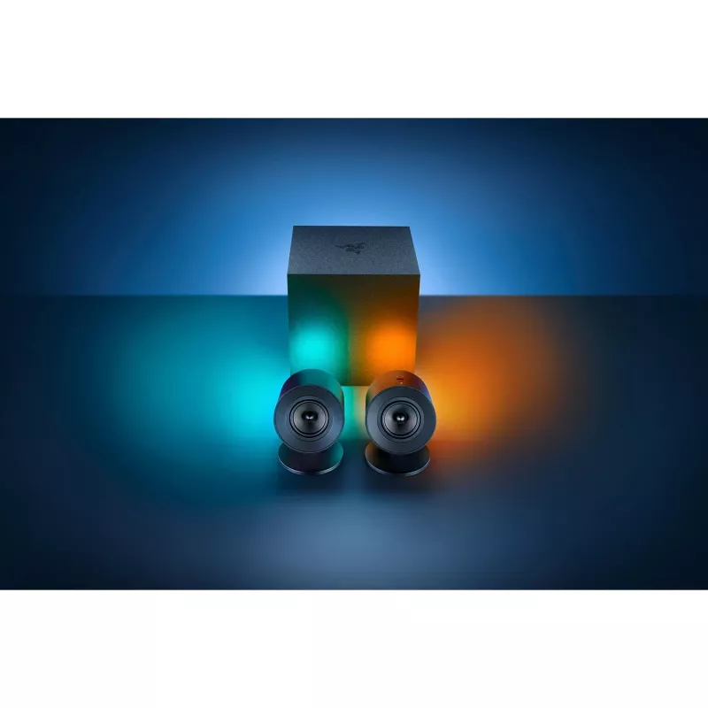 Pilna diapazona skaļruņu sistēma Razer Nommo V2 2.1 kanāli