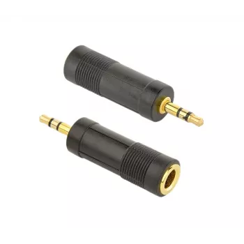 Cablexpert 6,35 mm sieviešu uz 3,5 mm vīriešu audio adapteris | A-6.35F-3.5M