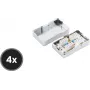Tīkla sadales kārba Cat6 ShiverPeaks BS75001-SET4