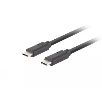 Kabelis USB-C vīr./vīr. 3.1 gen 2 0,5 m 10 Gb/s PD100W melns