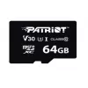 MicroSDXC atmiņas karte PATRIOT VX Series 64 GB UHS-I U3 V30 Class 10 90/80 MB/s ūdensizturīga ar rakstīšanas aizsardzību