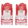 Intellinet tīkls komutācijas kabelis, Cat6, 0.5m, Red, Copper, S/FTP, LSOH / LSZH, PVC, RJ45, Gold Plated Contacts, Snagless, Booted, Lifetime Warranty
