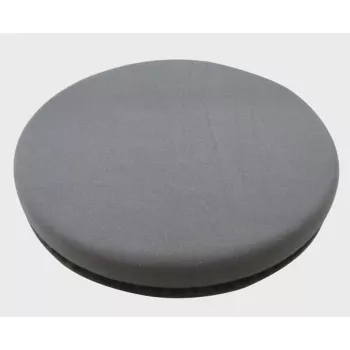 Grozāmais spilvens SUNDO 46820 pārnēsājams ergonomisks apaļš sēžamais paliktnis, putuplasts, Ø400 mm, augstums 50 mm, maksimālā slodze 80 kg, pelēks