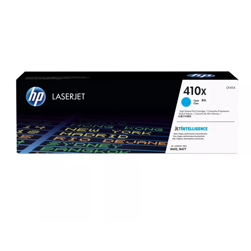 HP 410X augstas ražības ciāna oriģinālā LaserJet tonera kasetne