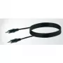 Audio kabelis SCHWAIGER 3,5 mm tēviņš–tēviņš, 3 m, melns