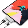 Satechi alumīnija USB-C centrmezgls iPad Pro sudraba krāsā