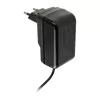 Iekštelpu maiņstrāvas ātrais lādētājs Akasa AK-PK15-02CM — 15W, USB-C 3A, 1,5 m kabelis, melns