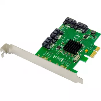Dawicontrol PCI karte PCI-e DC-614e RAID 4 kanālu SATA6G mazumtirdzniecības iepakojumā