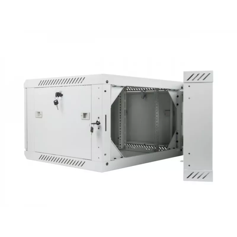 Lanberg WF02-6606-10S rack cabinet 6U sienas stiprinājuma skapis pelēks
