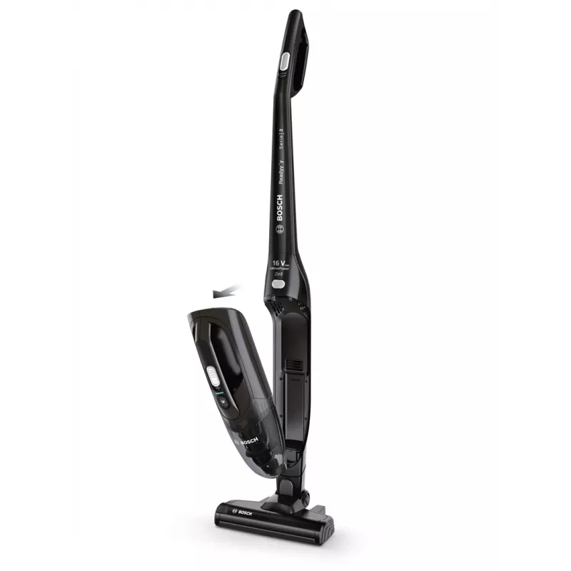 Bosch Serie 2 BCHF216B stieņa putekļsūcējs/elektriskā slota Ar bateriju Sausā Ciklonisks Bez maisiņa 0,4 L 145 W Melns