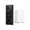 Video durvju zvans 2K melns E82101W4