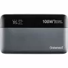 Ārējais akumulators INTENSO 7350050 — 20000 mAh, 1× USB-A + 2× USB-C, 100 W kopējā jauda, melns/pelēks