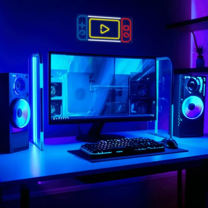 Konsoļu neona gaismas MANTA SNL93MT Style Neon Lights