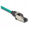 DeLOCK 86016 vadu savienotājs RJ45/LSA Melns Sudrabains Vīrišķais
