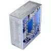 Singularity Computers Wraith ITX/DTX datora korpuss, sudraba