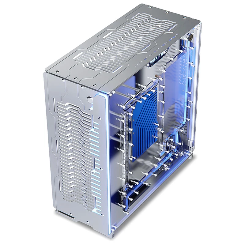 Singularity Computers Wraith ITX/DTX datora korpuss, sudraba