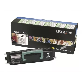 Lexmark Toneris X203A11G - Melns - Tilpums: 2.500 Lappuses (X203A11G)