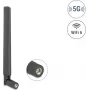 DELOCK 5G LTE GNSS WiFi 6 daudzvirzienu antena ar SMA spraudni, 0,9–4,1 dBi, 183 mm, ar slīpuma savienojumu