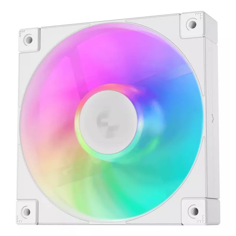 Ventilatoru komplekts DeepCool FD12 ARGB WH-3 in 1 12 cm balts 3 gab. Maksimālais gaisa spiediens 2,56 mmH2O