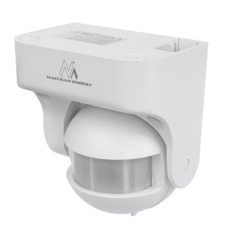 Kustības sensors MACLEAN MCE358 W — klātbūtnes PIR sensors, balts