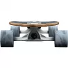 Longboard RAM Solitary Blanc de blanc — RAM longboard, balta/pelēka apdare