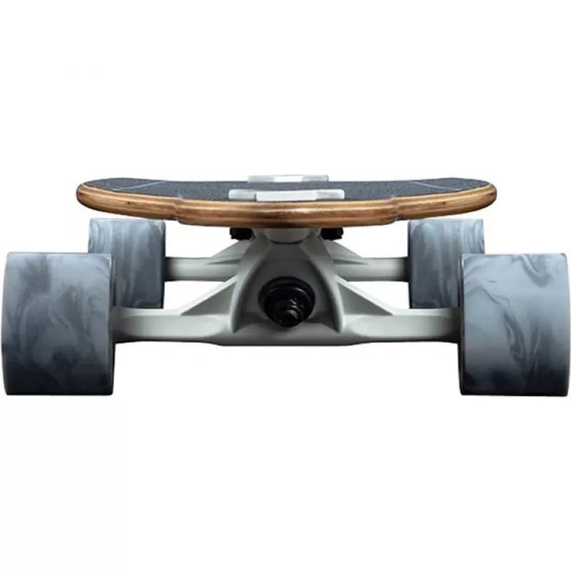 Longboard RAM Solitary Blanc de blanc — RAM longboard, balta/pelēka apdare