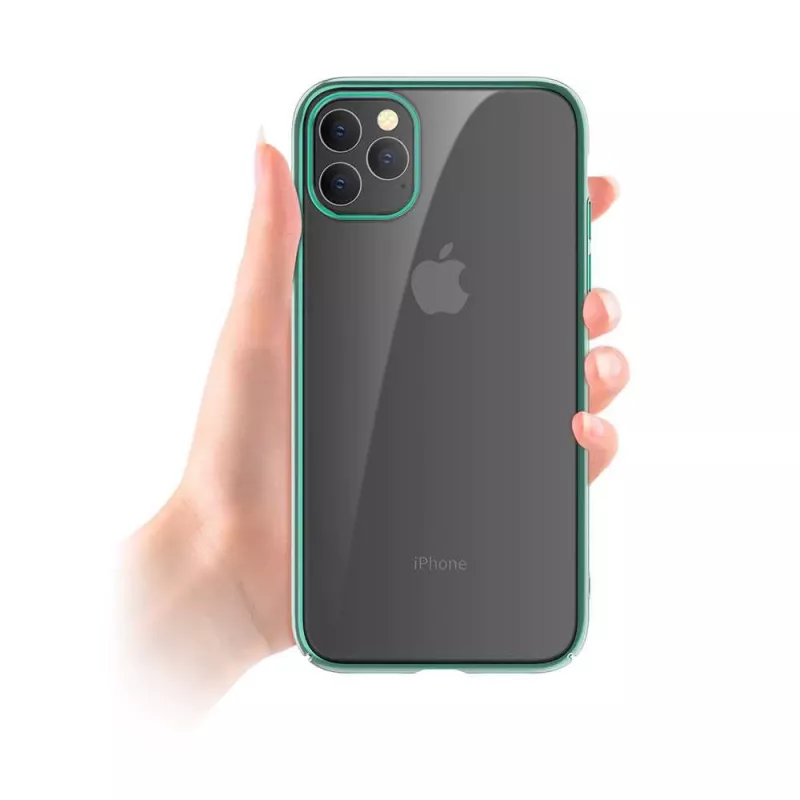Aizsargājošais cietais futrālis Devia Glimmer sērija iPhone 11 Pro, zaļš, PC aizmugure