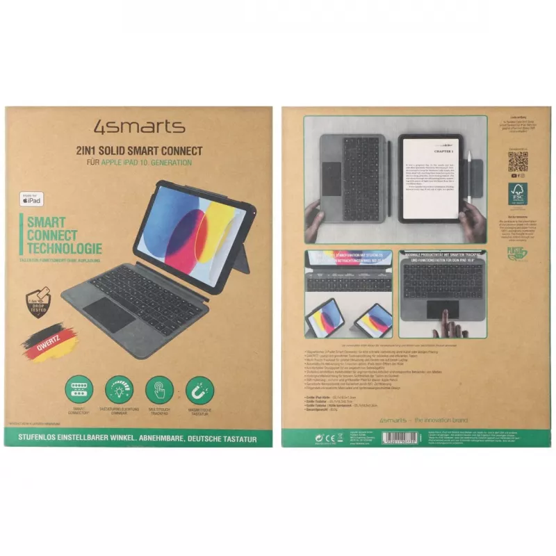 Folio Case 4smarts 540964 iPad 10.9 collu Graphite