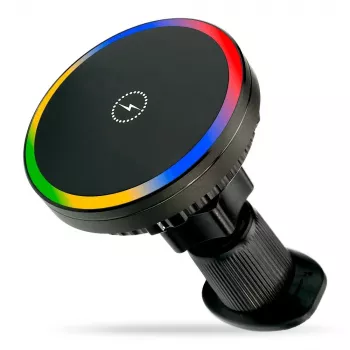 Automašīnas turētājs ar lādētāju everActive MC-W15 PRO 15W — bezvadu uzlādes auto stiprinājums