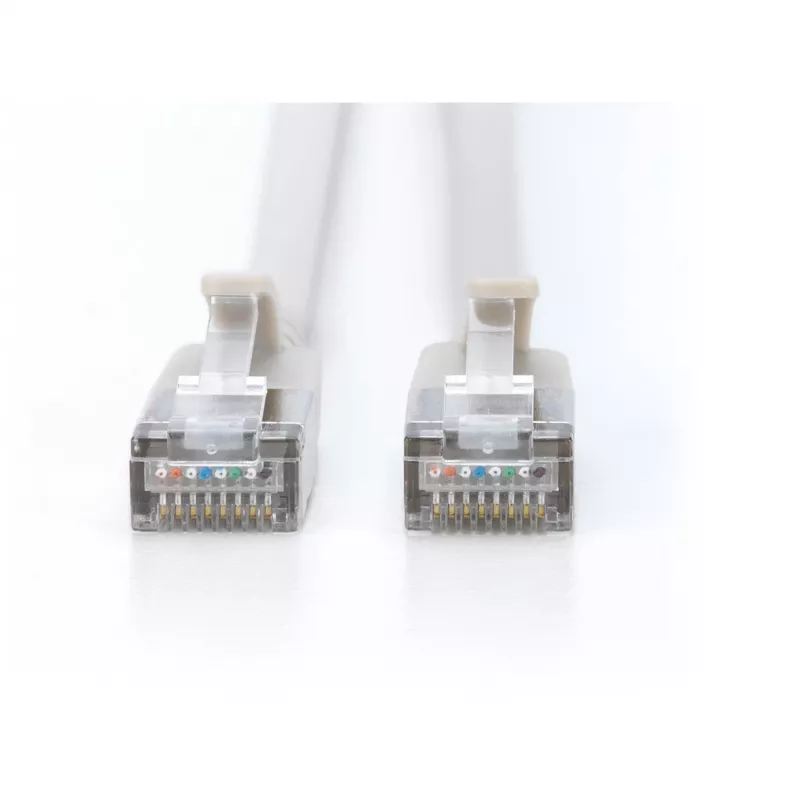 Digitus CAT 6A F-FTP plānā montāžas vads 10 m pelēks