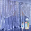 LED aizkars Extralink KURTYNA LED 3x3 ar tālvadības pulti (modelis EX.73172)