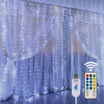 LED aizkars Extralink KURTYNA LED 3x3 ar tālvadības pulti (modelis EX.73172)