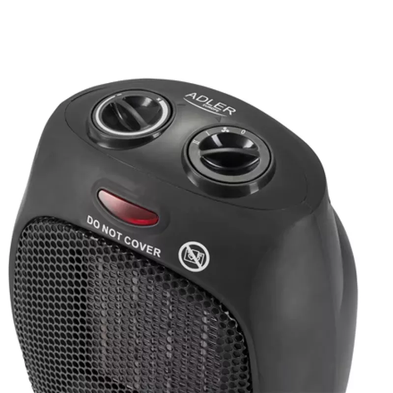 Adler AD 7702 Ventilatora elektriskais sildītājs iekštelpām Nerūsējošais tērauds 1500 W