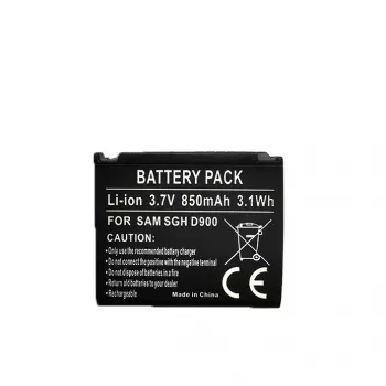 Baterija extra digital DV00DV1201 priekš SAMSUNG D900 D908 E780 E788 — 3.7V 1000mAh