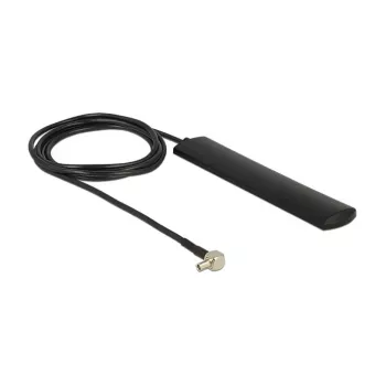 DELOCK LTE antena TS-9 spraudnis 90 3 dBi daudzvirzienu cietā melna Līmējoša montāža