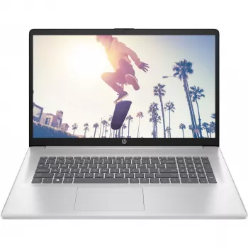 HP 17-cp3178ng RYZ7 7730U/16GB/512SSD/FreeDOS sudraba krāsā — tastatūras izkārtojums var būt vācu