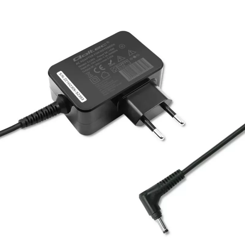Strāvas adapteris QOLTEC 45W 20V 2.25A portatīvajām ierīcēm, modelis 52393