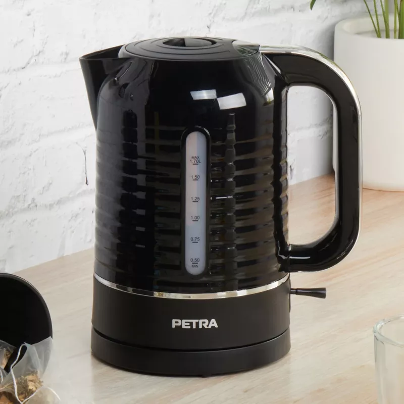 Electric kettle Petra 1.7L 3KW Melns