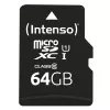 Intenso Performance - Zibatmiņas karte (microSDXC ar SD adapteri) - 64GB - UHS-I U1 / Class10 - microSDXC UHS-I (3424490)