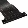 PHANTEKS PCIe x16 pagarinātāja lentes kabelis, 90 grādi, 22 cm - melns