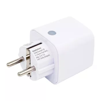 Shelly Plug PM Gen3 Matter 13A viedā kontaktligzda, balta