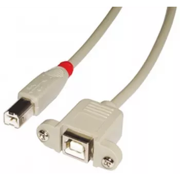 Lindy 31801 USB kabelis USB 2.0 1 m USB B pelēks