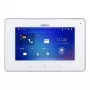 Domofona aksesuārs DAHUA VTH5221DW-S2 — 7 collu 1024x600 displejs, Wi‑Fi 802.11b/g/n, 10/100 Mbps LAN, 7 W, balts