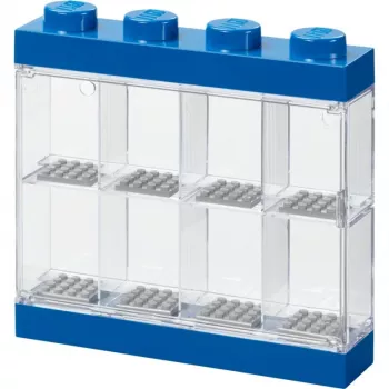 Room Copenhagen LEGO minifigūru vitrīna Zila (zila/caurspīdīga)