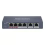 Pārvaldāms slēdzis Hikvision DS-3E1106HP-EI 6 porti PoE Fast Ethernet